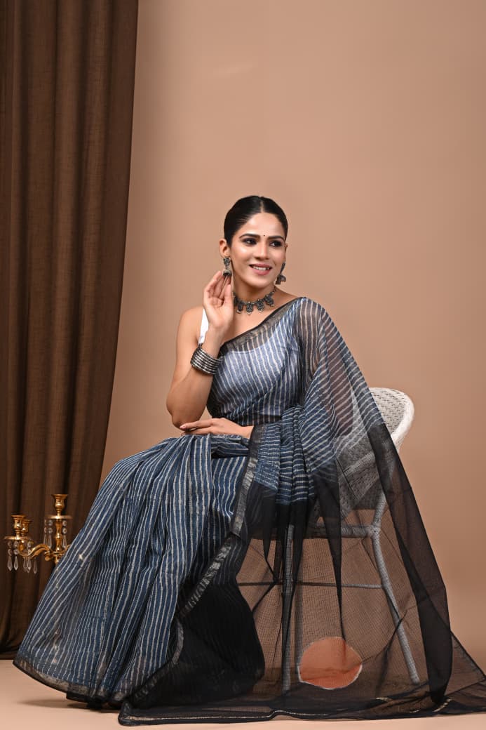 Kota saree new collection of Bagru print