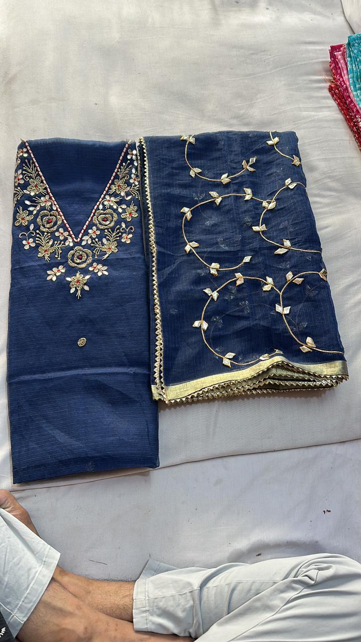 kota doria dress material