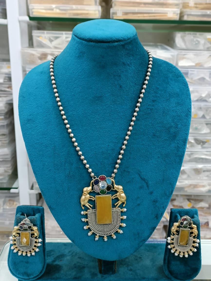 German silver long set